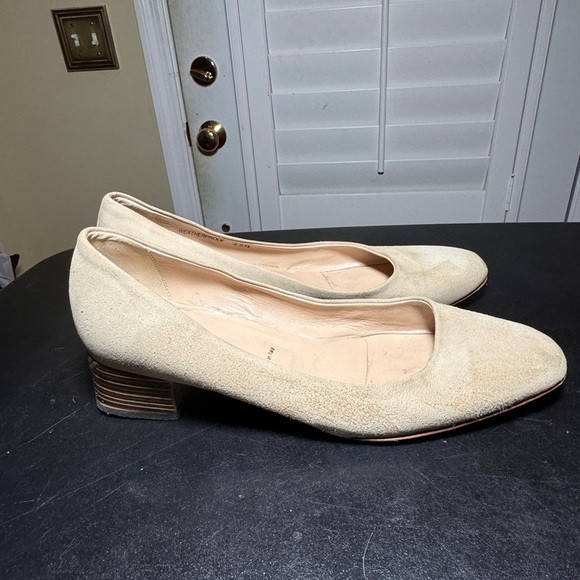 Ron White EUR 38.5 tan suede weatherproof made in Italy - Picture 4 of 12